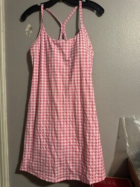 HALARA Pink & White atletic mini dress